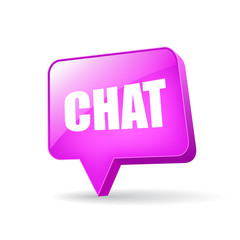 Poster - Vector chat icon