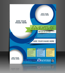 Wall Mural - Vector business brochure, flyer