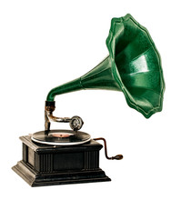 Vintage Gramophone Record Player