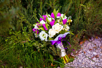 Wall Mural - bouquet of wedding flowers