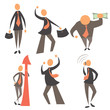 © sabelskaya - set of businessmen