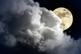 Fototapeta Fototapeta z niebem - Full moon night