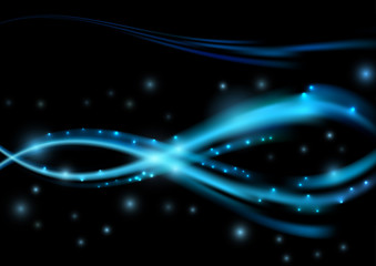 Wall Mural - Bright swoosh - power concept