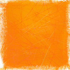 Wall Mural - orange scratched background