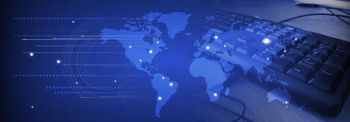 abstract futuristic internet high computer technology business b