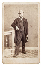 Vintage Studio Photo From Young Fashion Man