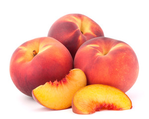 Sticker - Ripe peach fruit