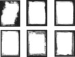 © miloje - Set of grunge frames. vector illustration.