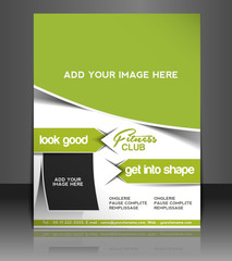 Wall Mural - Vector business brochure, flyer, magazine cover