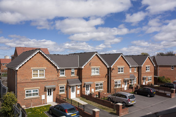 New house with car park