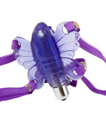 Sticker - Purple butterfly closeup - sex toy