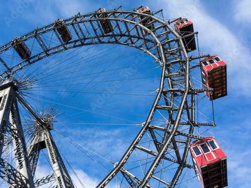 Photo austria, vienna, ferris wheel
