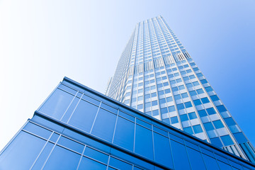 modernes Hochhaus in Frankfurt - Bank - Deutschland