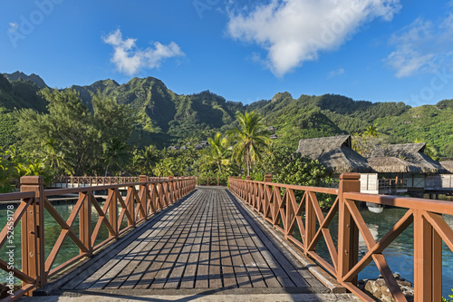 Naklejka - mata magnetyczna na lodówkę Französisch-Polynesien-Moorea-6300