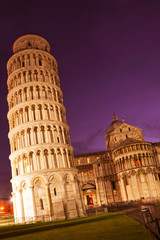 Canvas Print - Leaning Tower of Pisa and the Dome, Italy