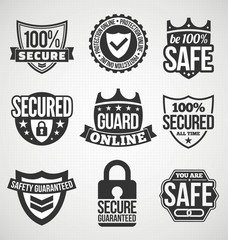 Wall Mural - Security labels