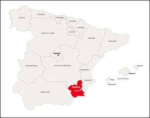  Autonome Region Murcia, Spanien