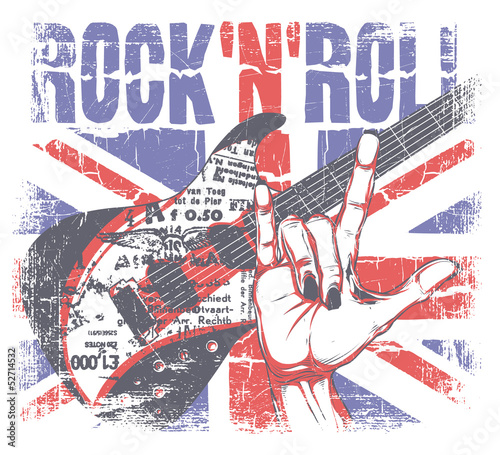 Plakat na zamówienie Rock'n roll
