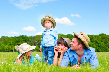 Wall Mural - family time