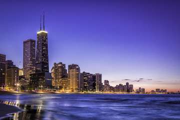 Wall Mural - Downtown Chicago skyline