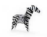 Fototapeta Zebra - Origami zebra