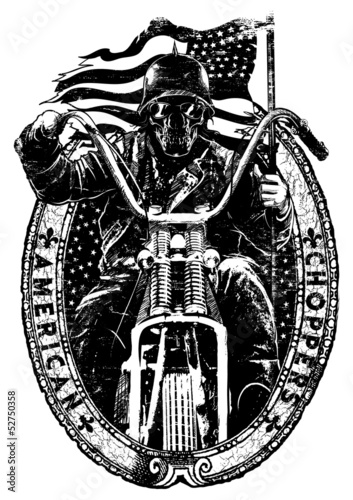 Fototapeta dla dzieci American Choppers