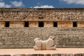Wall Mural - Uxmal Maya ruins in ucatan, exico