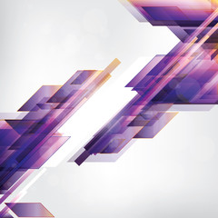 Wall Mural - abstract background with geometric elements