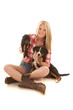 © Poulsons Photography - woman western wear animals
