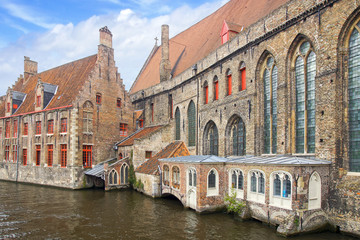 Fototapete - Historic Centre of Brugge, Belgium