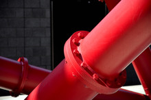 Red Piping Detail