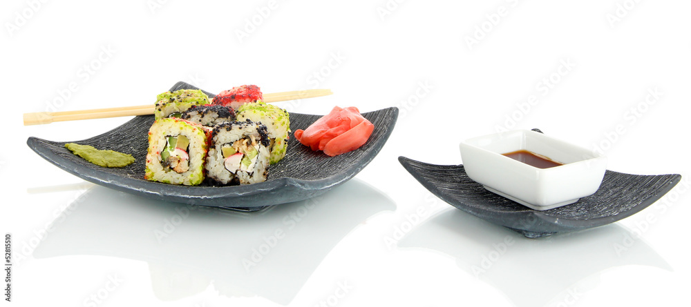 Tasty Maki sushi - Roll isolated on white