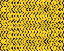 A Construction Arrow Background In Yellow And Black
