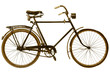 Retro styled image of a nineteenth century bicycle