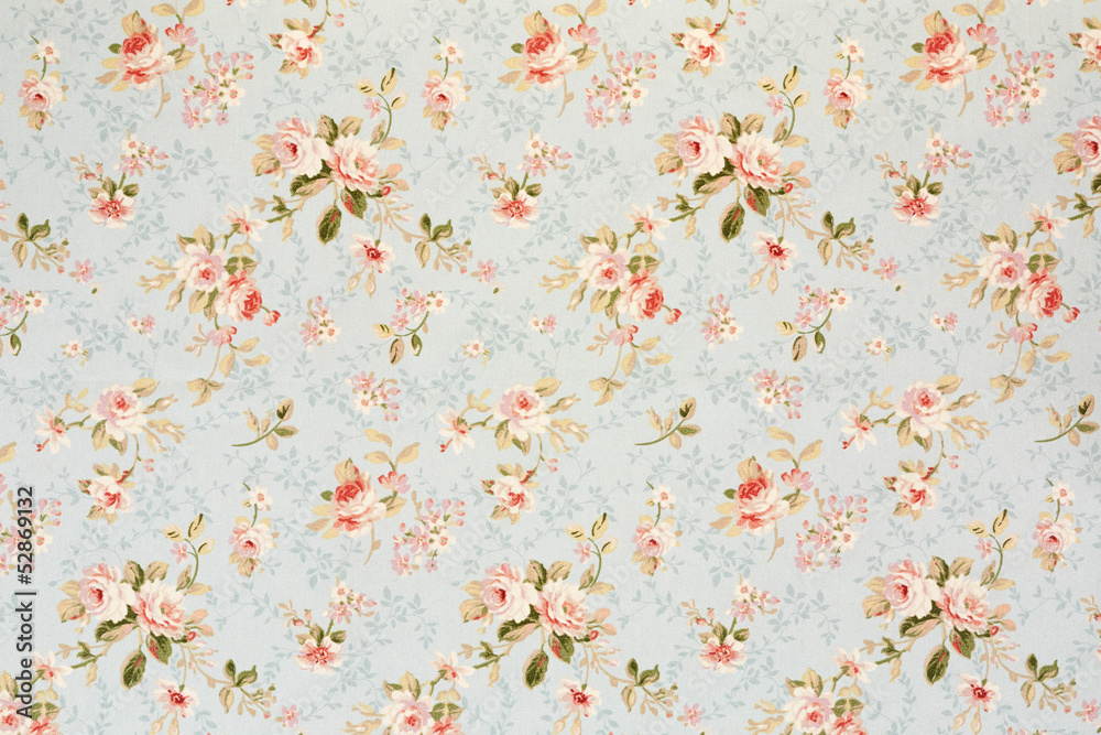 Rose floral tapestry, romantic texture background - obrazy, fototapety, plakaty 