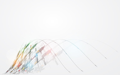 abstract futuristic internet high computer technology business b