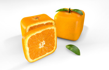 orange cubic