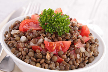 Poster - lentils salad