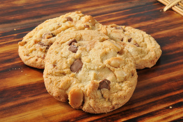 Poster - Chocolate chip Macadamia nut cookies