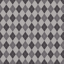 Seamless Argyle Pattern. Diamond Shapes Background.