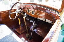 Vintage Retro Car Interior