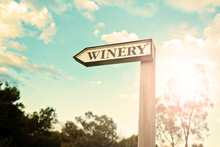 Winery Sign, Vintage