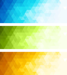 Poster - Abstract color banner
