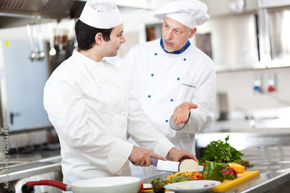 Cooking training Stock Photo | Adobe Stock