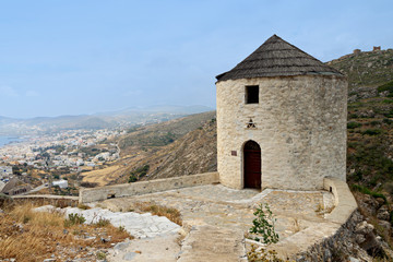 Wall Mural - Syros island at the Cyclades in Greece