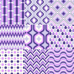 seamless retro pattern print