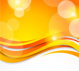 Poster - Orange background