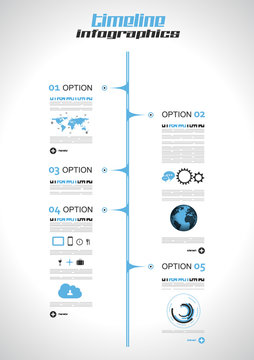 Infographic elements - set of paper tags,