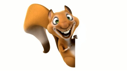 Poster - Fun squirrel