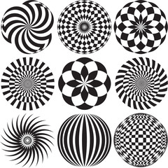 Optical Art in Black and White